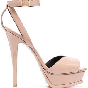 YSL Saint Laurent Paris Tribute Sandals Blush Pink